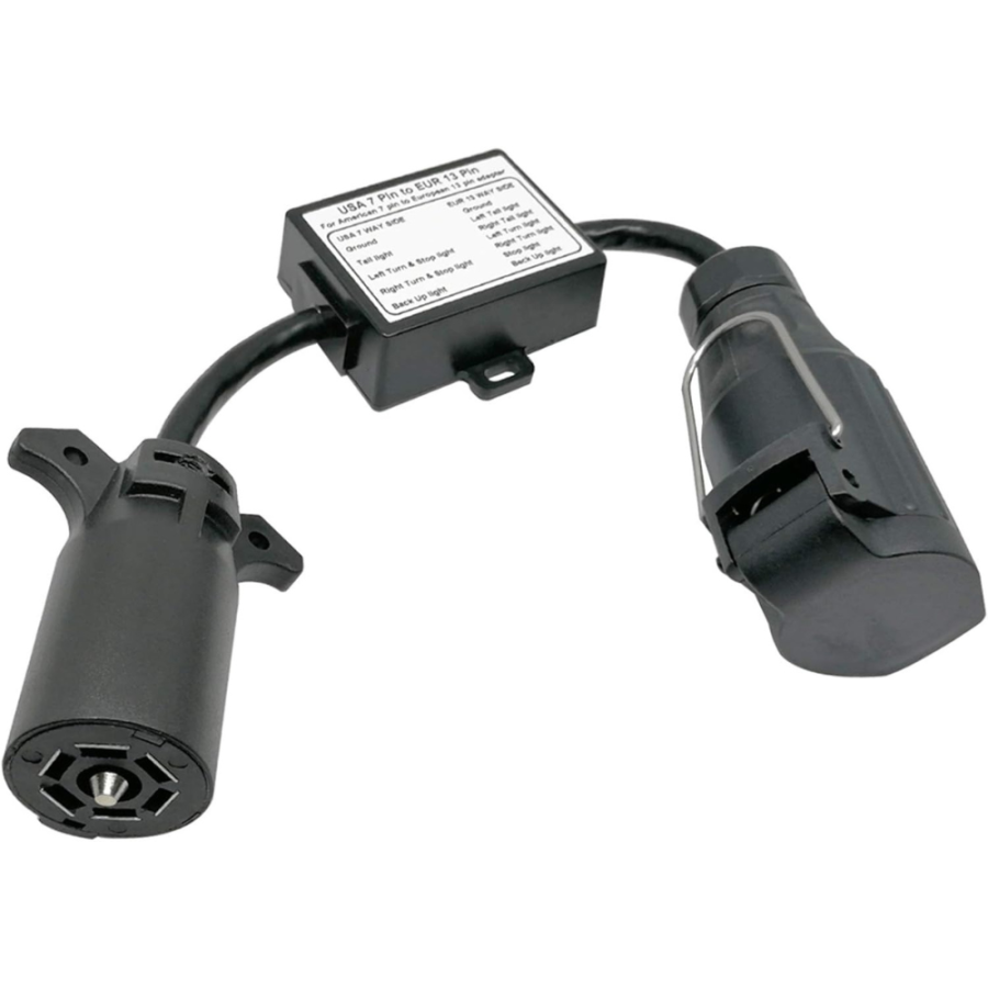 Trailer Adapter – 7-Pin American to 13-Pin European