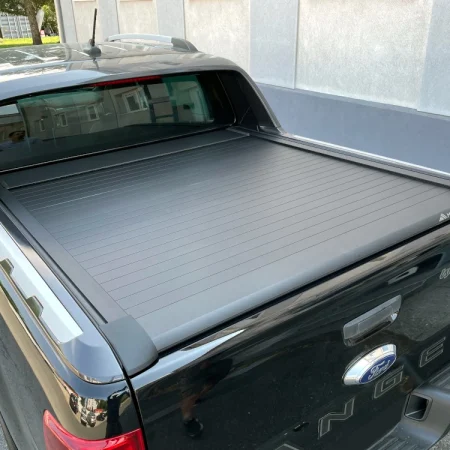 Ролетна щора RealTruck EVOm Manual – черна – Ford Ranger D/C (2011–2022)