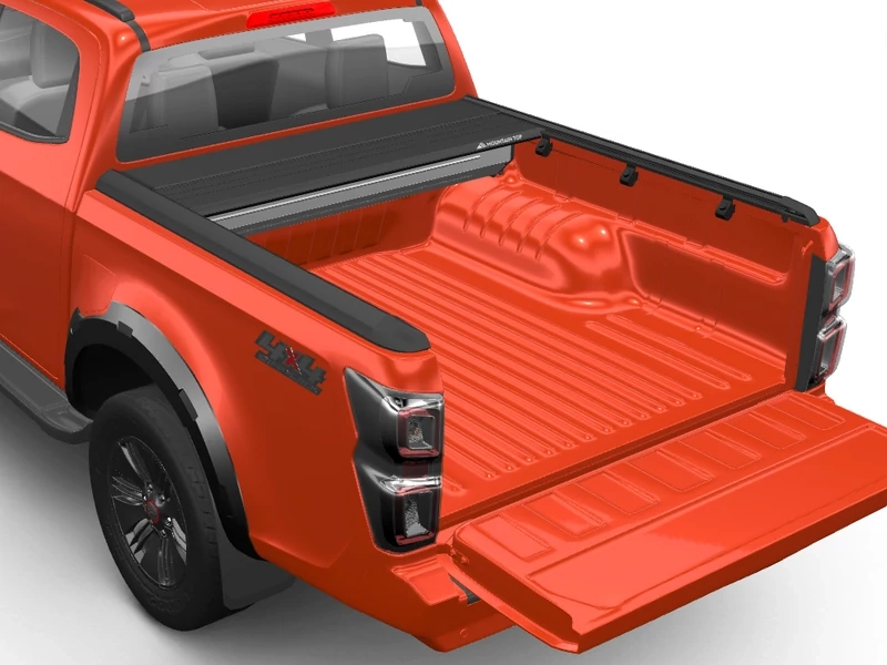 Ролетна щора RealTruck EVOm Manual – черна – Isuzu D-Max E/C (2020-2025)