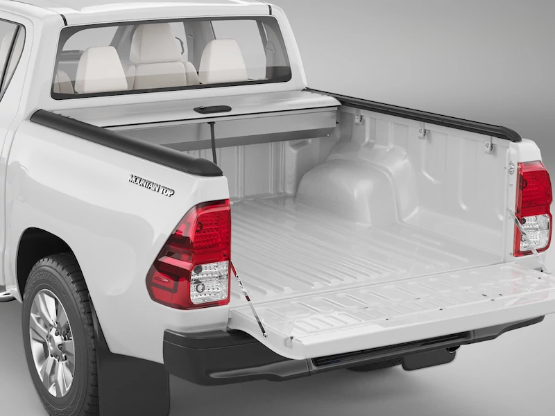 Ролетна щора RealTruck MRC2000 – сребриста – Nissan Navara D/C (2015+)