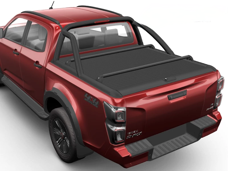 Ролетна щора RealTruck MRC2000 – черна – Isuzu D-Max D/C (2020+)