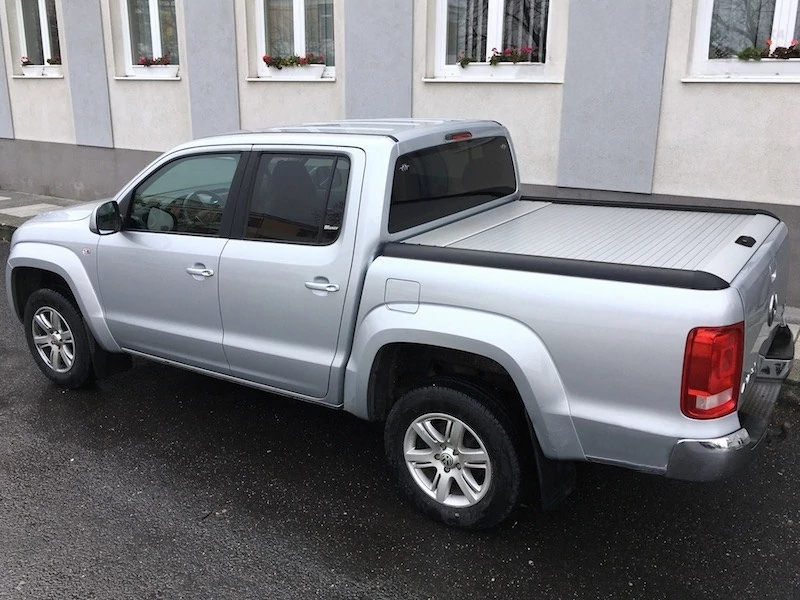 Ролетна щора RealTruck MRC2000 – сребриста – Volkswagen Amarok D/C (2010–2020)