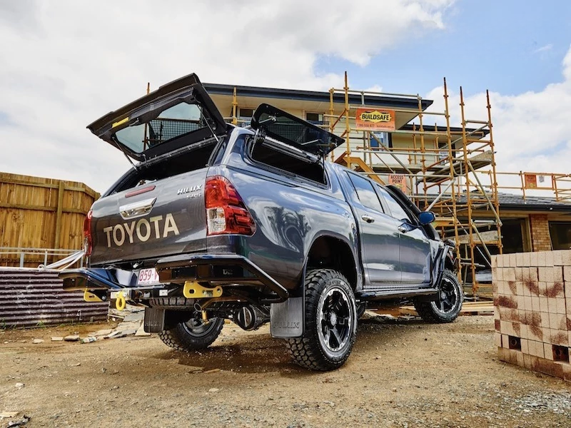 Aeroklas Stylish Hardtop – Lift-Up Window – Colour Options – Toyota Hilux DC 2016-