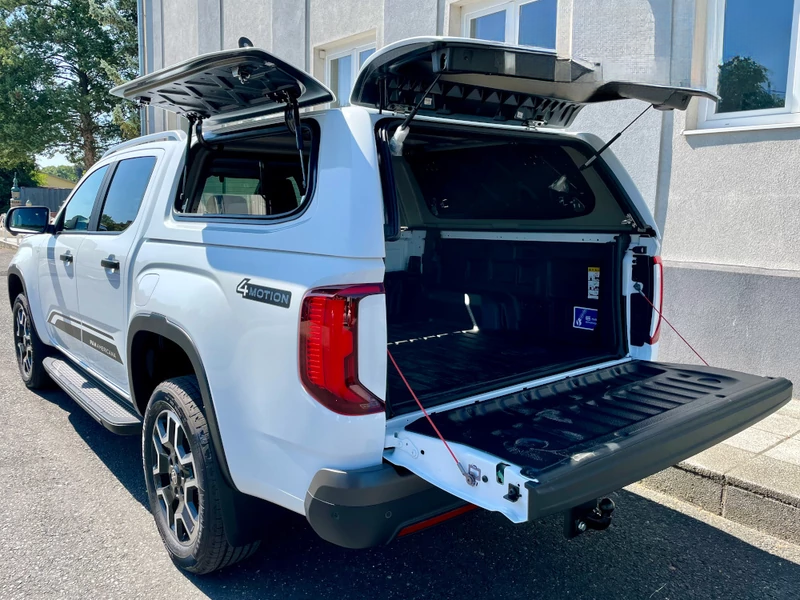Хардтоп Aeroklas Work – отваряеми нагоре странични врати – VW Amarok D/C 2023+