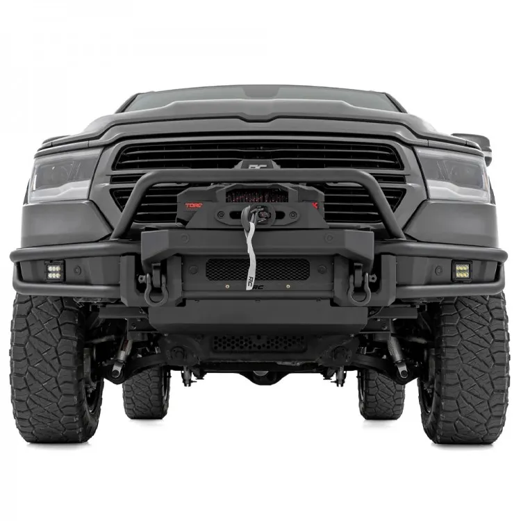 Предна Тръбна Броня с Плоча за Лебедка (RAM 1500)