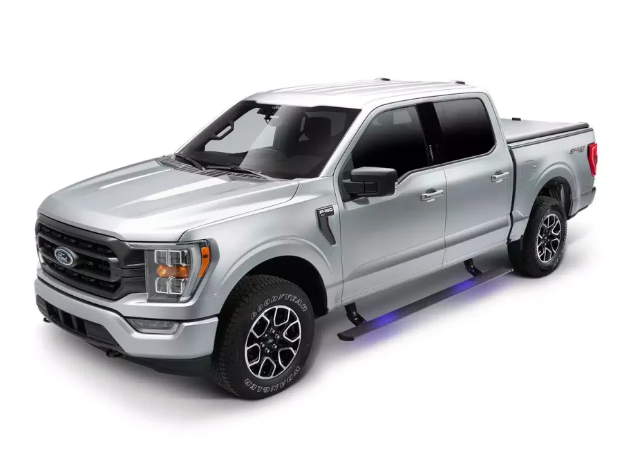 AMP Research PowerStep Electric Running Boards – Ford F-150 / Raptor (2021–2026)