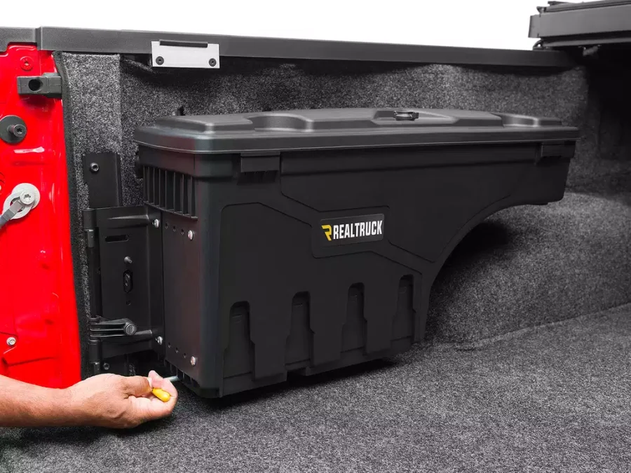 UnderCover SwingCase Swing-Out Toolbox – Driver Side, Ford Ranger (2019–2023)