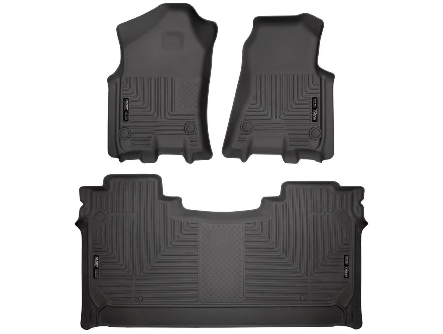 Husky Liners WeatherBeater Floor Liners – Front + Second Row (3 pieces)