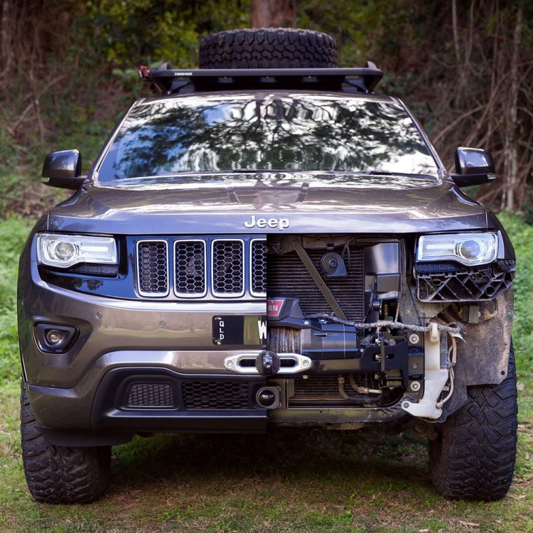Hidden Winch Mounting Plate (Jeep Grand Cherokee WK2 2016–2022)