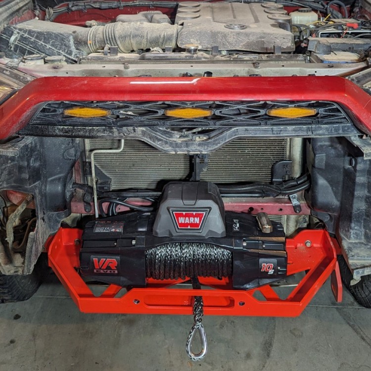 Плоча за Скрит Монтаж на Лебедка (Toyota 4Runner 5th Gen)