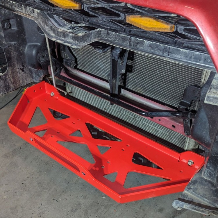 Плоча за Скрит Монтаж на Лебедка (Toyota 4Runner 5th Gen)