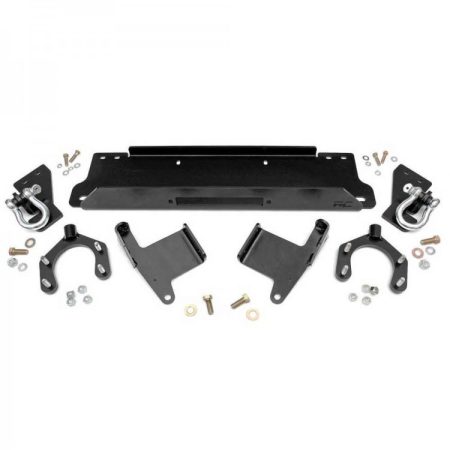 Плоча за Лебедка с D-Ring Точки (Jeep Wrangler JK – OEM Броня)