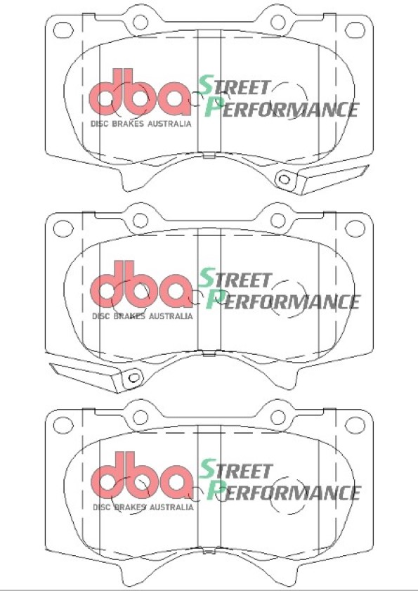 Комплект предни спирачни дискове и накладки DBA X-Gold Street Performance за Toyota Land Cruiser Prado 150