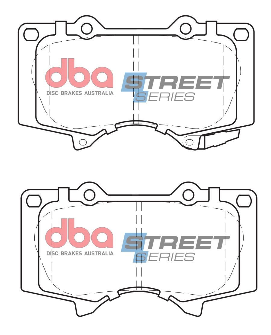 Предни спирачни накладки DBA Street Series за Toyota
