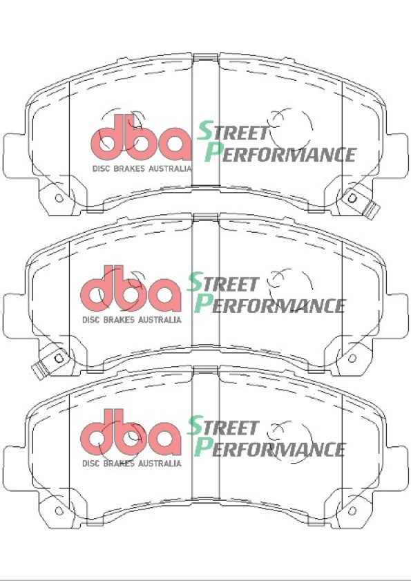 Преден спирачен комплект DBA Street Performance за Isuzu D-Max