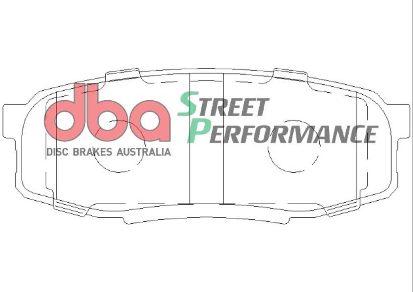 Заден спирачен комплект DBA Street Performance T2 за Toyota