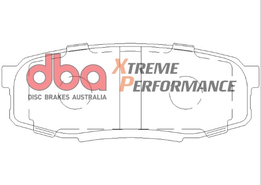Заден спирачен комплект DBA 4000 Series T3 Xtreme Performance за Toyota