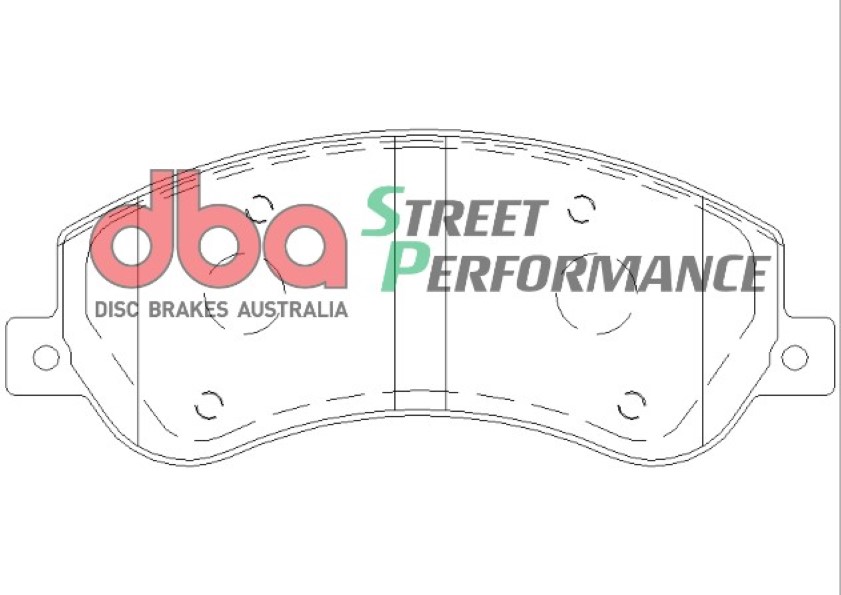 Предни спортни накладки DBA Street Performance (SP) за Volkswagen Amarok