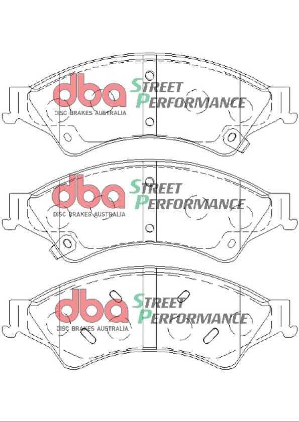 Преден спирачен комплект DBA T2 Street Series + Street Performance (SP) за Ford Ranger