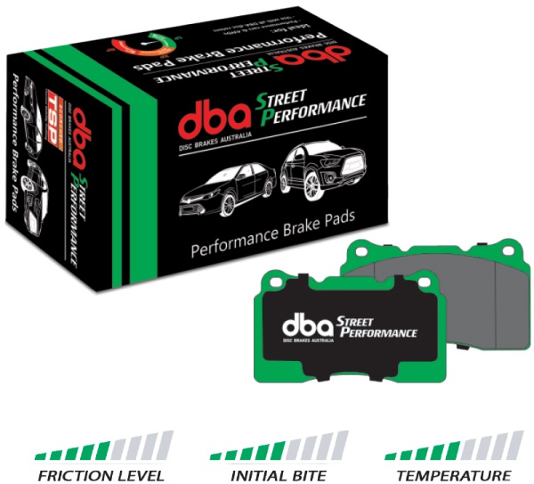 DB15002SP задни накладки DBA Street Performance за Amarok