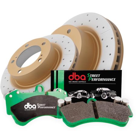 Преден спирачен комплект DBA Street Performance X-Gold за Nissan Patrol Y61