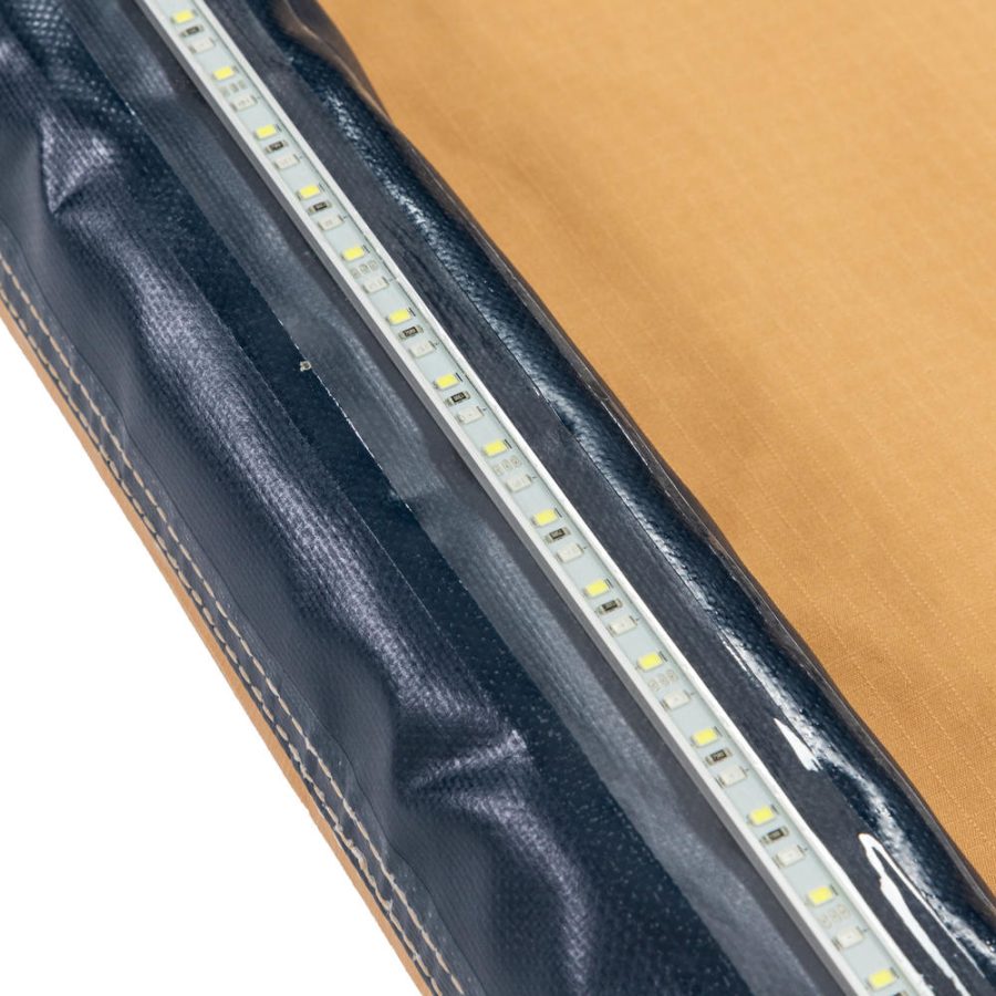 Черна алуминиева тента ARB 3000 x 2500 мм с LED осветление