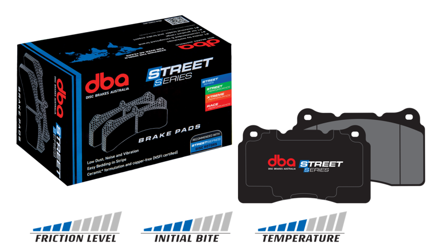 Предни спирачни накладки DBA Street Series Ceramic за Isuzu D-Max
