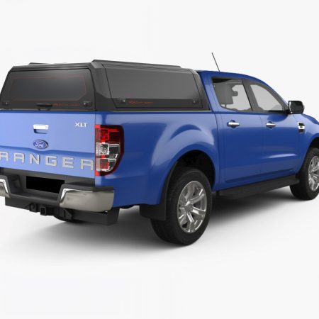RhinoMan Xpedition Matt Black Алуминиев хардтоп за Ford Ranger Double Cab (2012–2022)