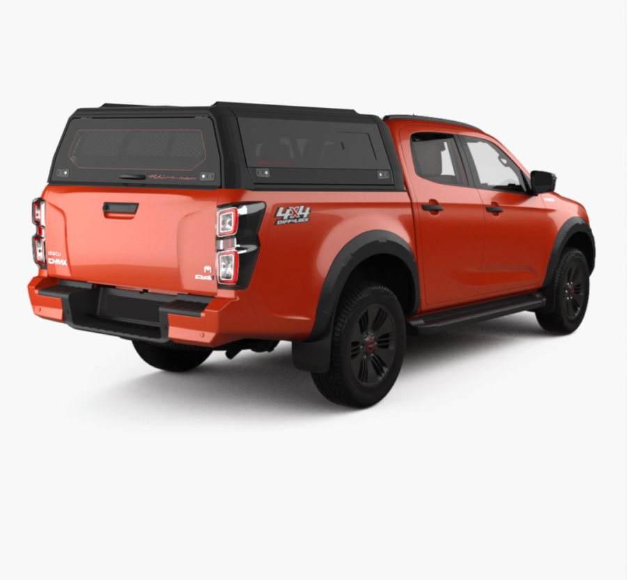RhinoMan Xtreme Matt Black Алуминиев хардтоп за Isuzu D-Max Double Cab (2025+) – Повдигащи се странични прозорци и повдигащ се заден прозорец