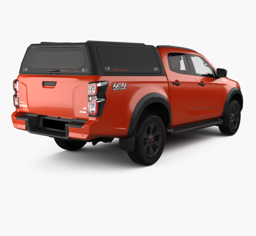 RhinoMan Xpedition Matt Black Алуминиев хардтоп за Isuzu D-Max Double Cab (2025+) – Повдигащи се странични капаци и повдигащ се заден прозорец
