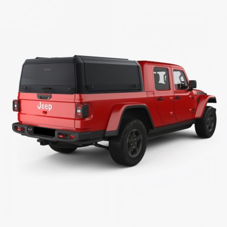 RhinoMan Xpedition Алуминиев хардтоп за Jeep Gladiator Double Cab (2021+) – Повдигащи се странични капаци и повдигащ се заден прозорец