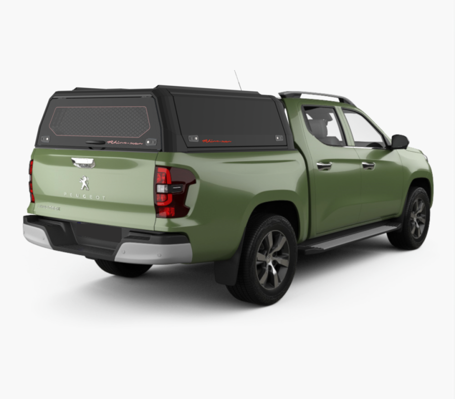 Алуминиев хардтоп RhinoMan Xpedition за Peugeot Landtrek Double Cab – Matt Black – Повдигащи се странични панели и повдигащо се задно стъкло