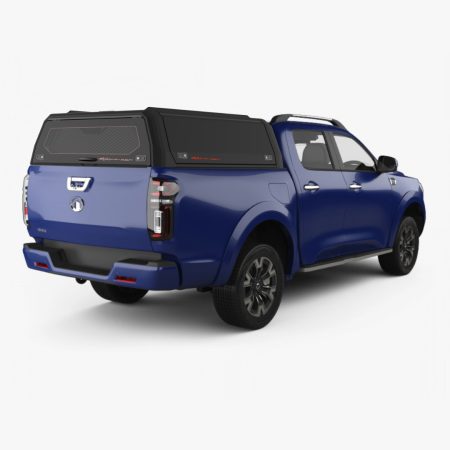RhinoMan Xpedition Алуминиев хардтоп за GWM P-Series Double Cab (2019+) – Повдигащи се странични капаци и повдигащ се заден прозорец
