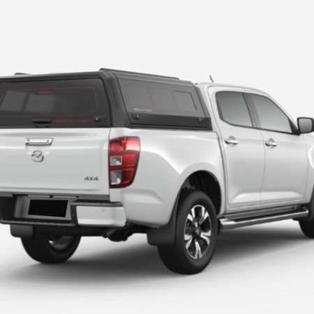 RhinoMan Xtreme Aluminum Canopy for Mazda BT-50 Double Cab (2022+) – Lift-Up Side Windows and Lift-Up Rear Window