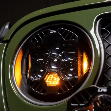 Baja Designs DOT LP6 LED Headlight Kit for Jeep Wrangler JL (2018–2026) and Gladiator JT (2020–2026) with Factory Halogen Headlights