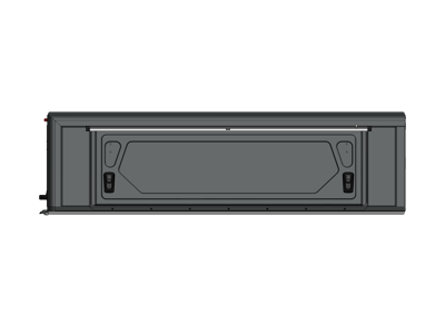 Alu-Cab Contour Aluminum Canopy for Ford Ranger Extra Cab (2023+) – Black / Smooth