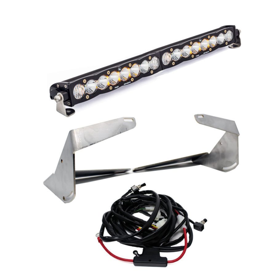 30″ S8 LED Light Bar Lower Front Grille Kit for RAM 2500/3500 (2019–2026)