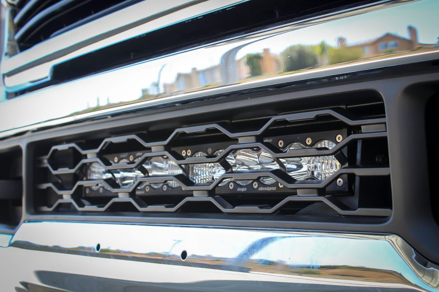30″ S8 LED Light Bar Lower Front Grille Kit for RAM 2500/3500 (2019–2026)