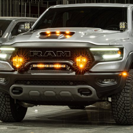 20" S8 LED Light Bar Front Grille Kit for RAM 1500 Rebel (2019–2024) and RAM 1500 TRX (2021–2024)