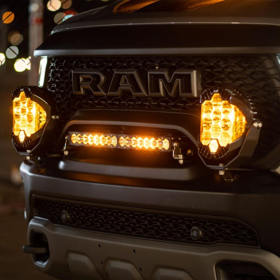 20″ S8 LED Light Bar Front Grille Kit for RAM 1500 Rebel (2019–2024) and RAM 1500 TRX (2021–2024)