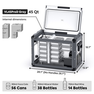 ICECO VL45PROD dual-zone compressor fridge