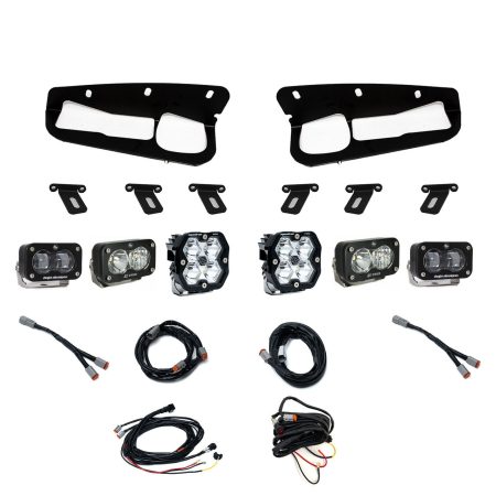 Squadron 2.0 Pro/S2 Pro/S2 SAE „Pro“ комплект за монтаж в мястото на халогените – Ford Bronco 2021–2026; Bronco Raptor 2022–2024