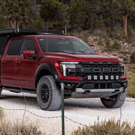 6-Light Linkable LED Front Bumper Kit – Ford F-150 Raptor 2021–2026
