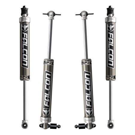 TeraFlex Falcon SP2 2.1 Monotube Shock Kit for Jeep Wrangler Unlimited JK (2007-2018, 4-Door), 3-3.5" Lift