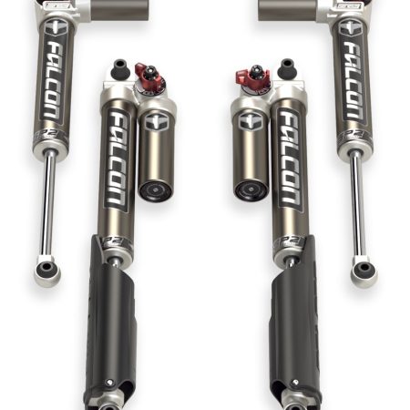 TeraFlex Falcon SP2 3.3 Fast Adjust Piggyback Shock Kit for Jeep Wrangler JL EcoDiesel/4xe/392 (2018+), 0-1.5" Lift