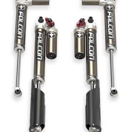 TeraFlex Falcon SP2 3.3 Fast Adjust Piggyback Shock Kit for Jeep Wrangler JL EcoDiesel/4xe/392 (2018+), 2-4.5" Lift