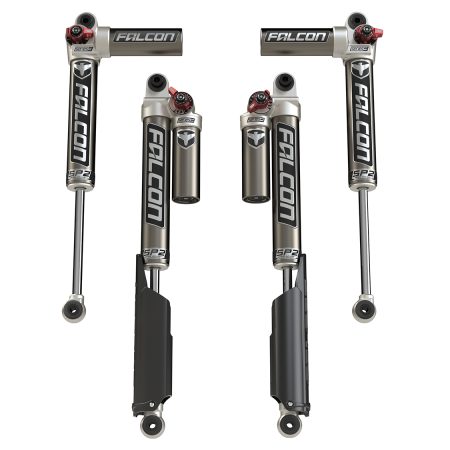 TeraFlex Falcon SP2 3.3 Fast Adjust Piggyback Shock Kit for Jeep Wrangler Unlimited JL (2018+, 4-Door), 0-1.5" Lift