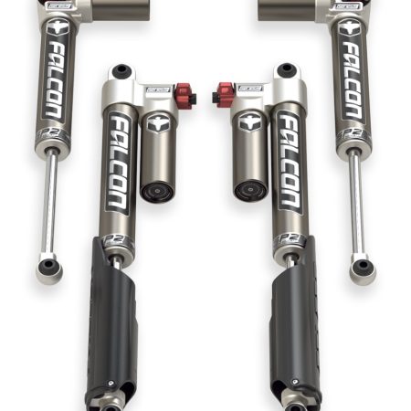 TeraFlex Falcon SP2 3.3 Fast Adjust Piggyback Shock Kit for Jeep Gladiator JT EcoDiesel (2020+), 0-1.5" Lift