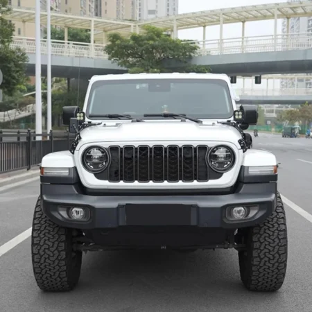 2024+ Style Front Grille with Camera Opening – Jeep Wrangler JL/JLU/4XE / Gladiator JT 2018+