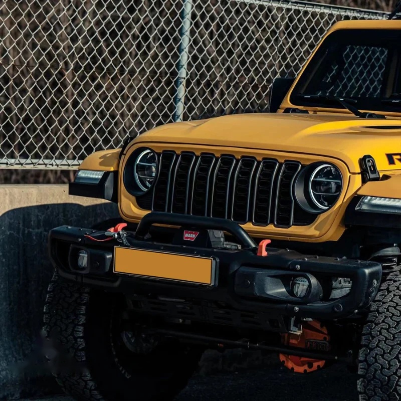 2024+ Style Front Grille – Jeep Wrangler JL/JLU/4XE / Gladiator JT 2018+